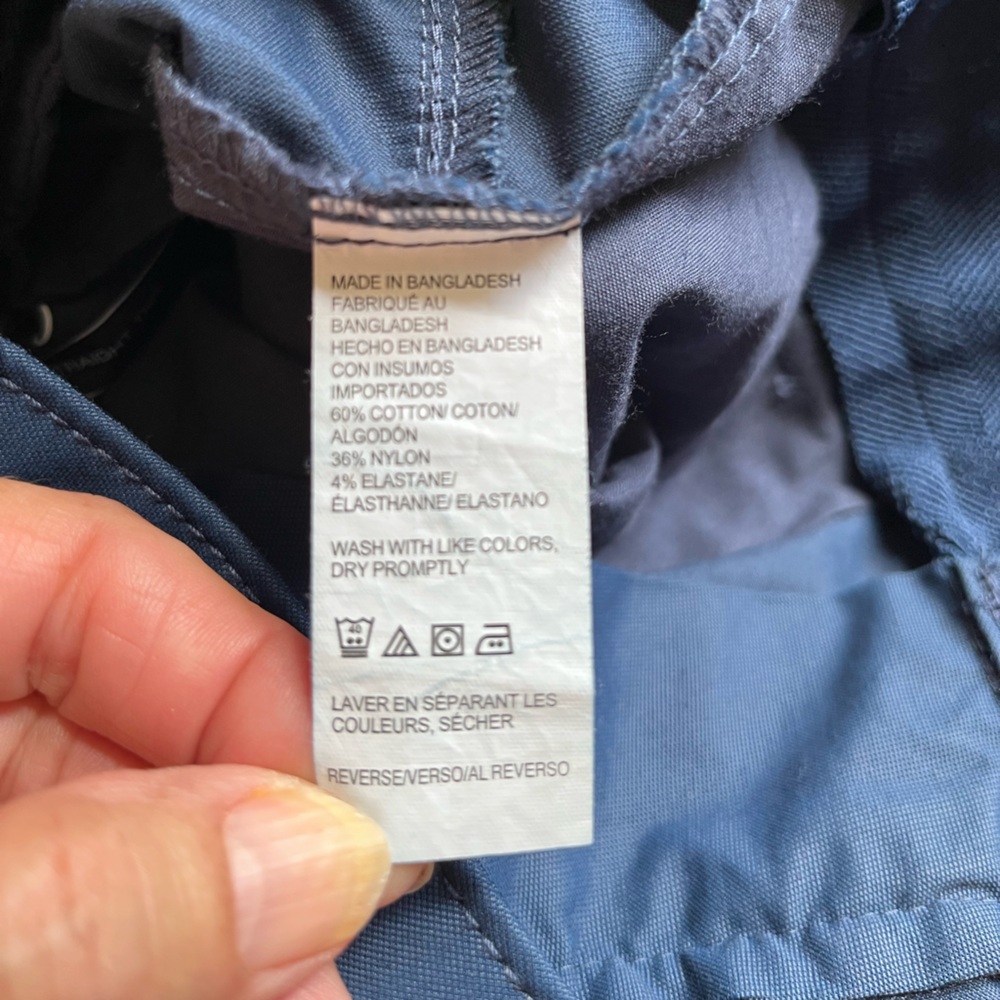 Men’s Izod Advantage performance blue pants with comfort waistband. Size 34x30 - Picture 9 of 13